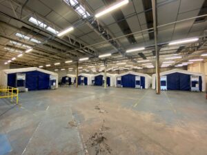Inflatable Cold Rooms for Midland Foods